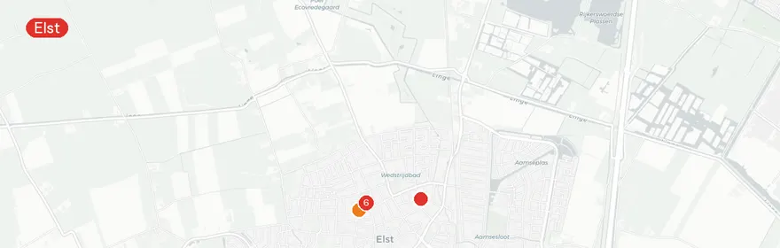 Kaart van Reanimatie woonzorgcentrum Elst