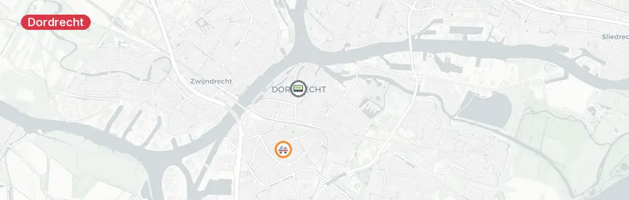 Kaart van Persoon in drijfzand De Jagerweg Dordrecht