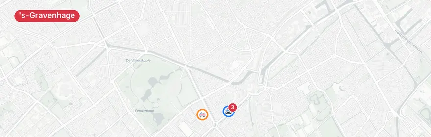 Kaart van Verkeersongeval Anna Bijnslaan, 's-Gravenhage