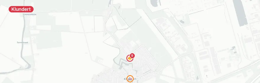 Kaart van Grote brand bijgebouw Schansweg Klundert