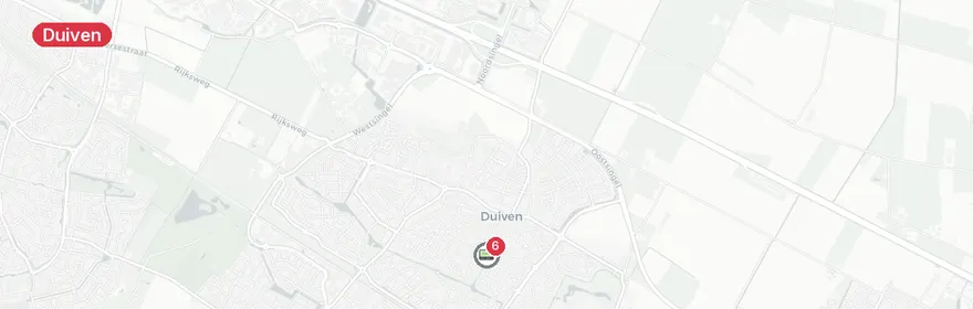 Kaart van Meerdere aanrijdingen A12 bij Duiven