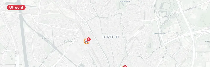 Kaart van Reanimatie Station Utrecht Terwijde