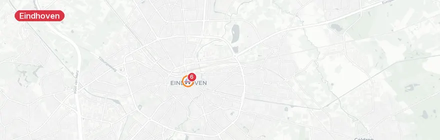 Kaart van Verkeersongevallen Mammoetstraat Eindhoven