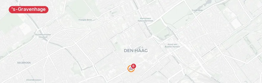 Kaart van Meervoudige ambulance-inzet Grote Marktstraat