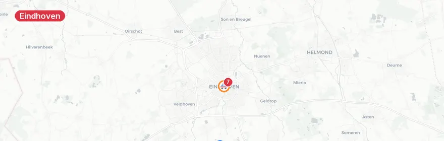 Kaart van Verkeersongeval met letsel Fransebaan Eindhoven