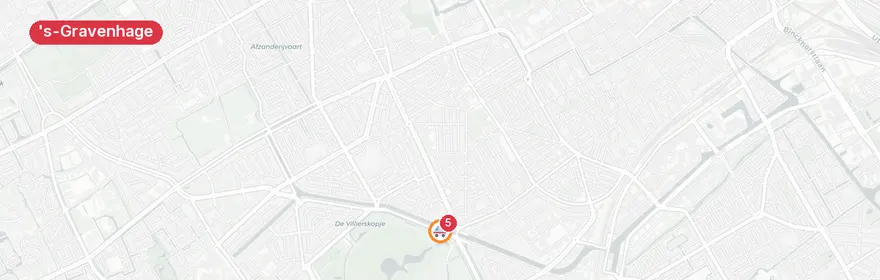 Kaart van Meerdere ambulance-inzetten Soestdijksekade