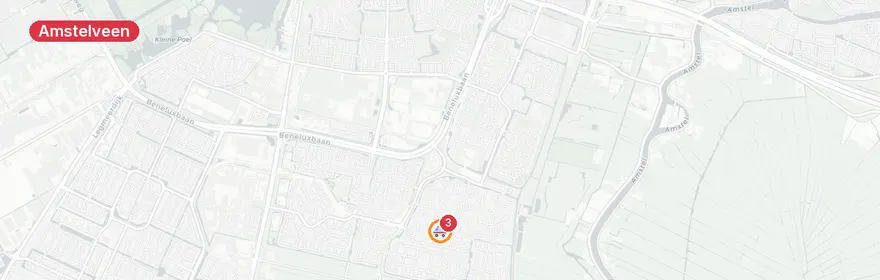 Kaart van Reanimatie Camera Obscuralaan, traumahelikopter ingezet