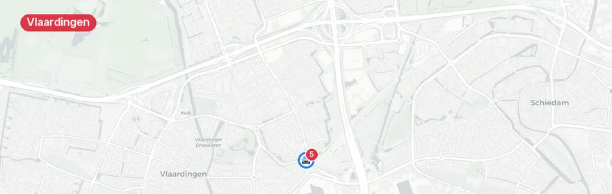 Kaart van Verkeersongeval met letsel Burgemeester Van Lierplein Vla...