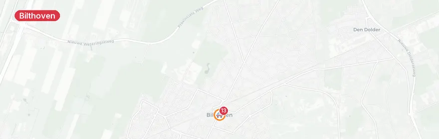 Kaart van Aanrijding met letsel op N234 Bilthoven