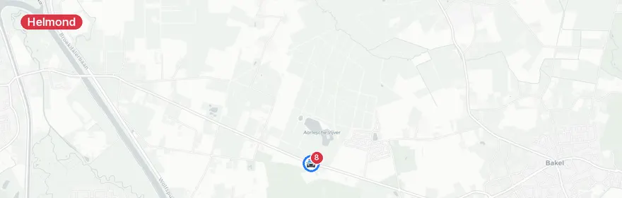 Kaart van Waterongeval Heikantseweg Helmond