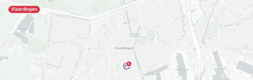Kaart van Medisch incident Pieter Karel Drossaartstraat, Vlaardingen