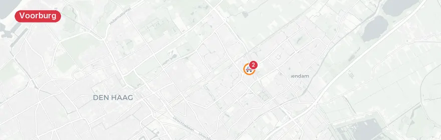 Kaart van Verkeersongeval Arentsburghlaan Voorburg