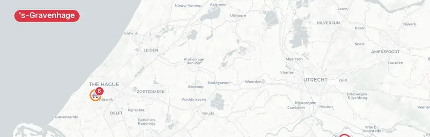 Kaart van Meerdere medische incidenten Leyweg, 's-Gravenhage