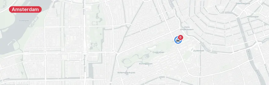 Kaart van Steekpartijen Amsterdam, meerdere slachtoffers