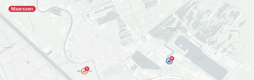 Kaart van Persoon te water Herenweg Maarssen gereanimeerd
