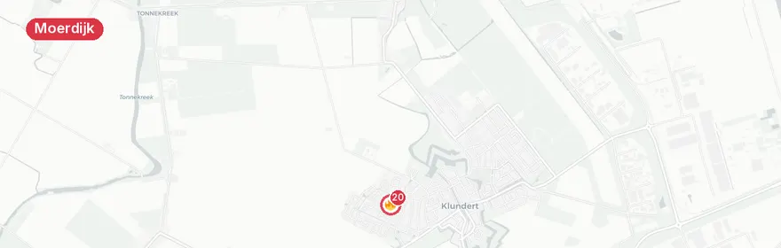 Kaart van Zwaar verkeersongeval A17, Moerdijk