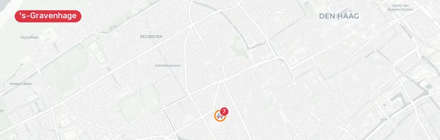 Kaart van Spoedeisend incident Harderwijkstraat, Den Haag