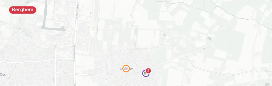 Kaart van Reanimatie op Leidsel Berghem, traumahelikopter ingezet