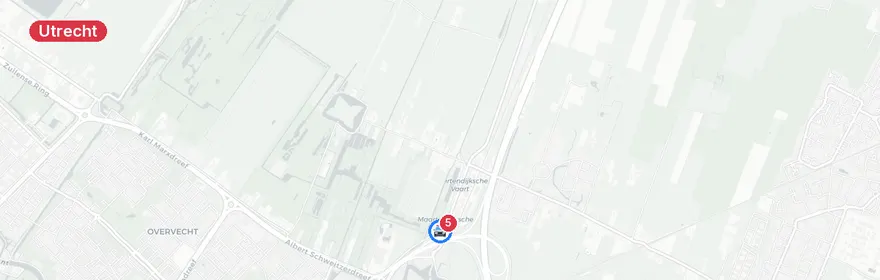 Kaart van Verkeersongeval met letsel Gageldijk Utrecht