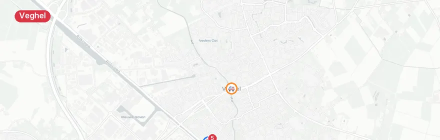 Kaart van Verkeersongeval met letsel Geulstraat Veghel