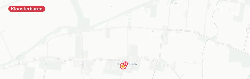 Kaart van Gaslekkage Prof. Poststraat Kloosterburen, verzorgingsteh...