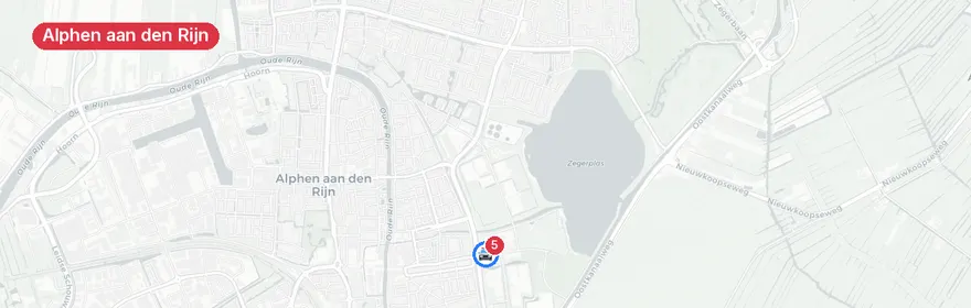 Kaart van Schietpartij Zegerplas De Bijlen, Alphen aan den Rijn