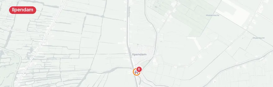 Kaart van Reanimatie Dorpsstraat Ilpendam