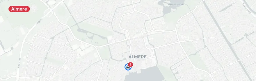 Kaart van Aanrijding met letsel Olstgracht Almere