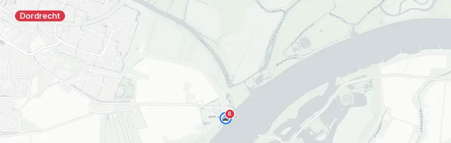 Kaart van Scooterrijdster gewond bij ongeluk Provincialeweg