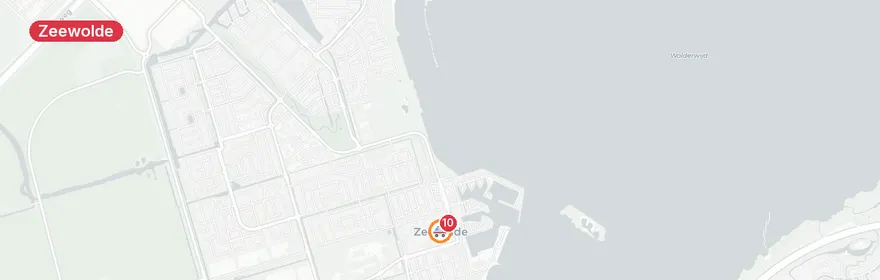 Kaart van Aanrijding met letsel N305, Zeewolde