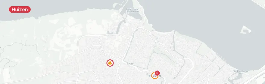 Kaart van Reanimatie Valkenaarstraat Huizen