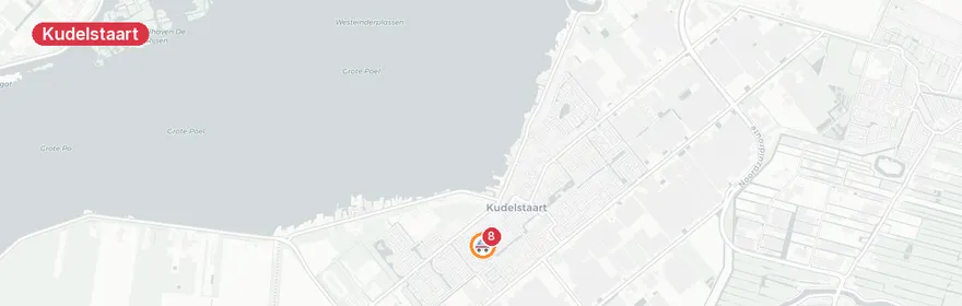 Kaart van Man springt uit raam Gozewijnstraat Kudelstaart