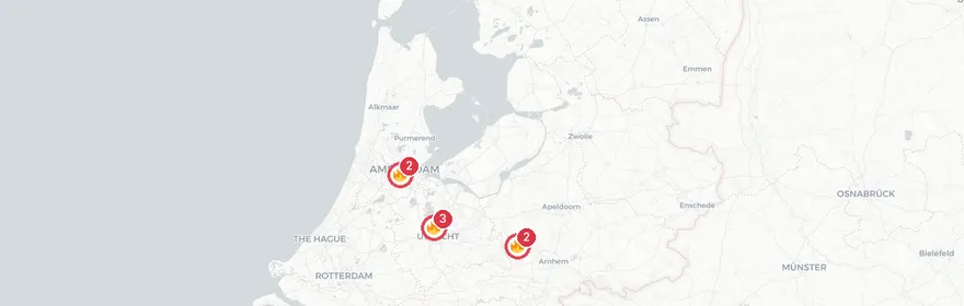 Kaart van Assistentie-inzetten St.-Maartendreef Utrecht