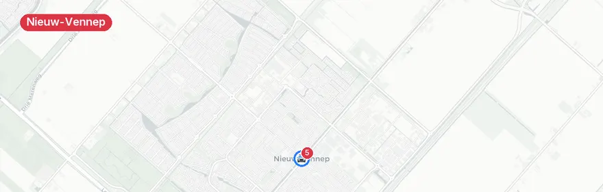 Kaart van Verkeersongevallen A4 Nieuw-Vennep
