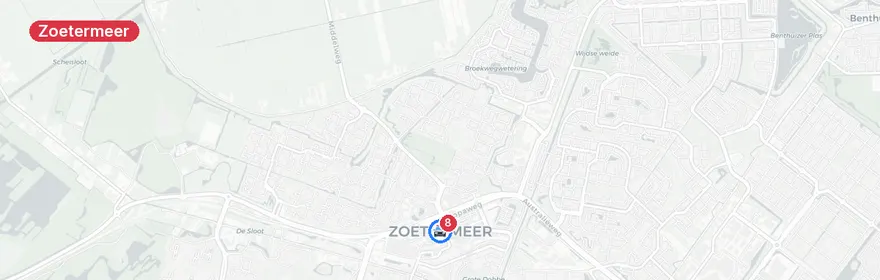 Kaart van Verkeersongeval A12, Zoetermeer