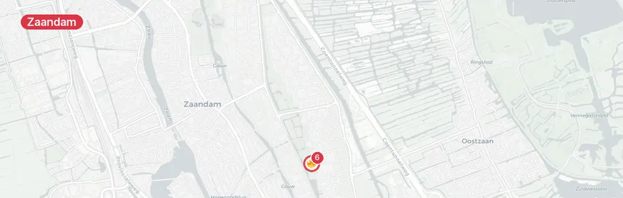 Kaart van Reanimatie Poelenburg Zaandam