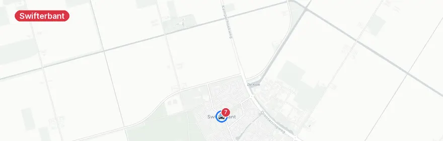 Kaart van Verkeersongeval met letsel op A6 bij Swifterbant