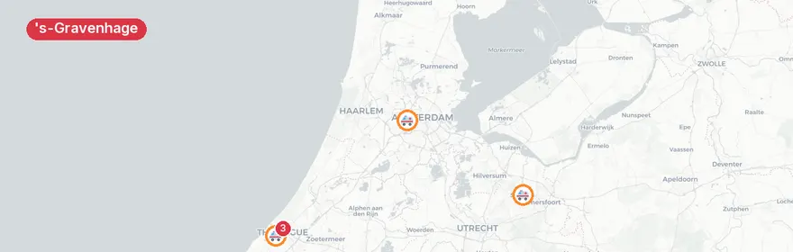 Kaart van Gaslucht Puccinistraat, 's-Gravenhage