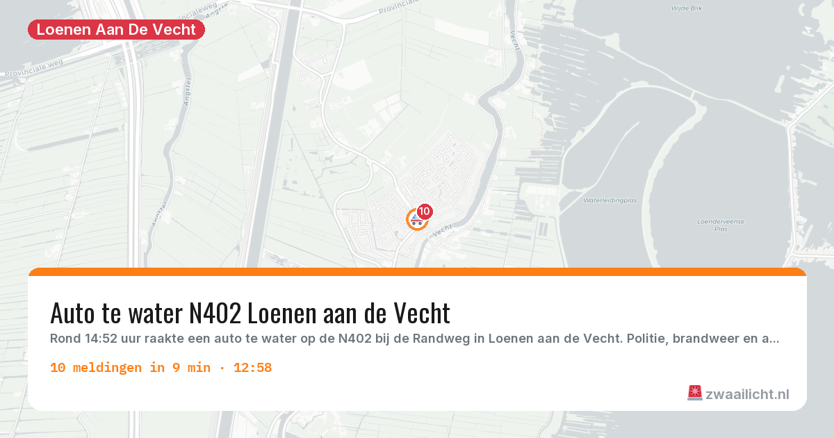Kaart van de activiteitspiek bij Loenen Aan De Vecht