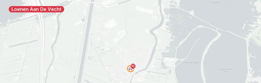 Kaart van Auto te water N402 Loenen aan de Vecht