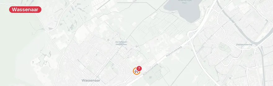 Kaart van Spoedeisend incident Deijlerweg, Wassenaar