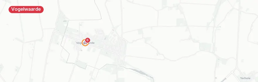 Kaart van Verkeersongeval met letsel Rapenburg Vogelwaarde