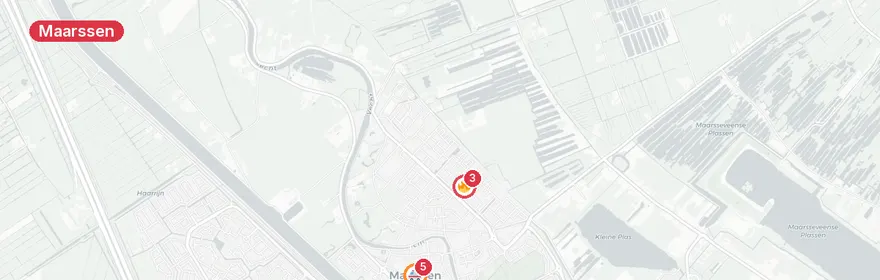 Kaart van Reanimatie Schaepmanstraat Maarssen