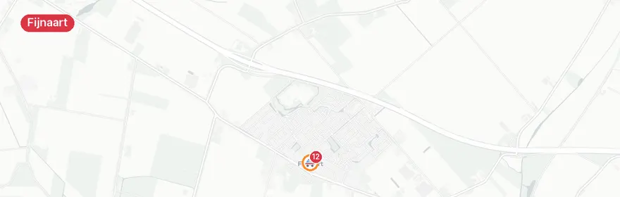 Kaart van Zware verkeersongeval A59 Fijnaart