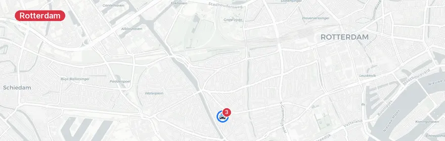 Kaart van Verkeersongeval Pupillenstraat, Rotterdam