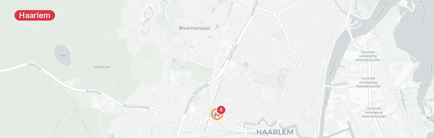 Kaart van Fietsmeisje bevrijd Korte Verspronckweg Haarlem