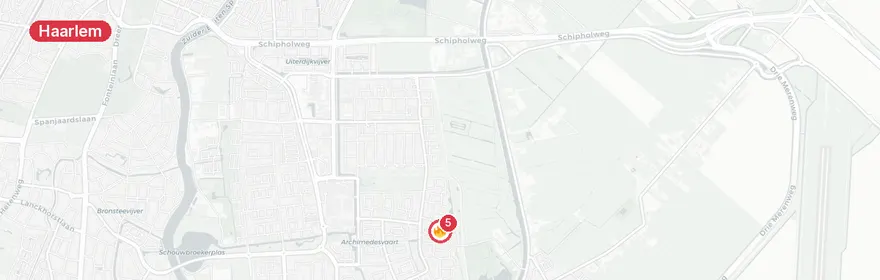 Kaart van Reanimatie Gandhistraat Haarlem