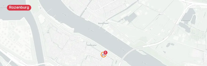 Kaart van Reanimatie Esdoornlaan Rozenburg