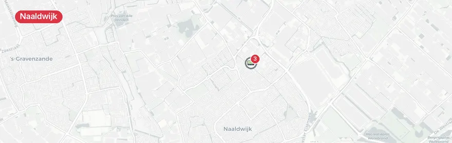 Kaart van Verkeersongeval Gildestraat Naaldwijk
