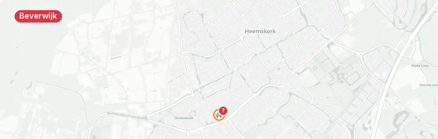 Kaart van Twee scooterrijders gewond na botsing Graaf de Lambertstraat